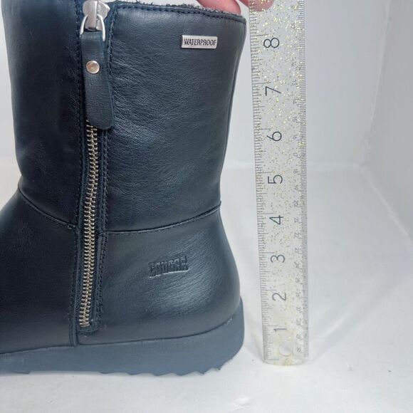 Like New Cougar Women's Toledo Waterproof Booties Black Leather Size 10 - Picture 10 of 13